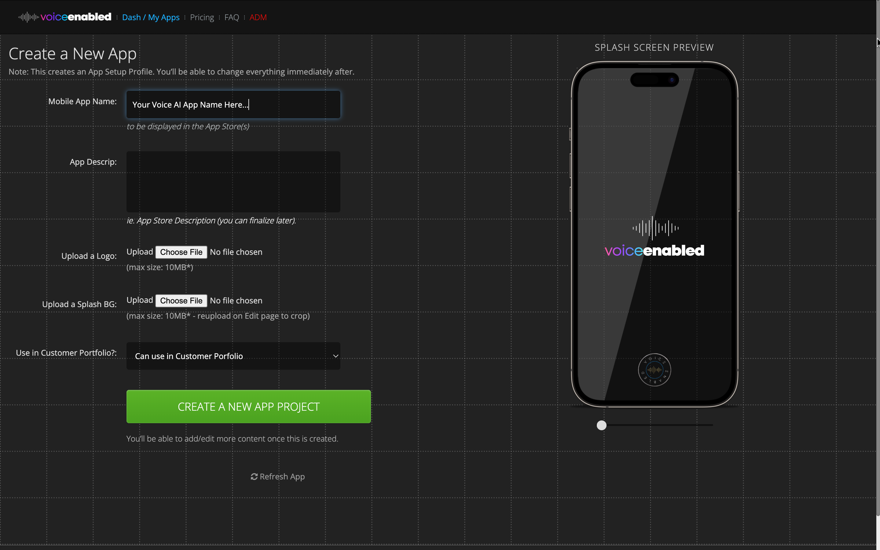 Voice-Enabled AppWrapper White-Label Apps