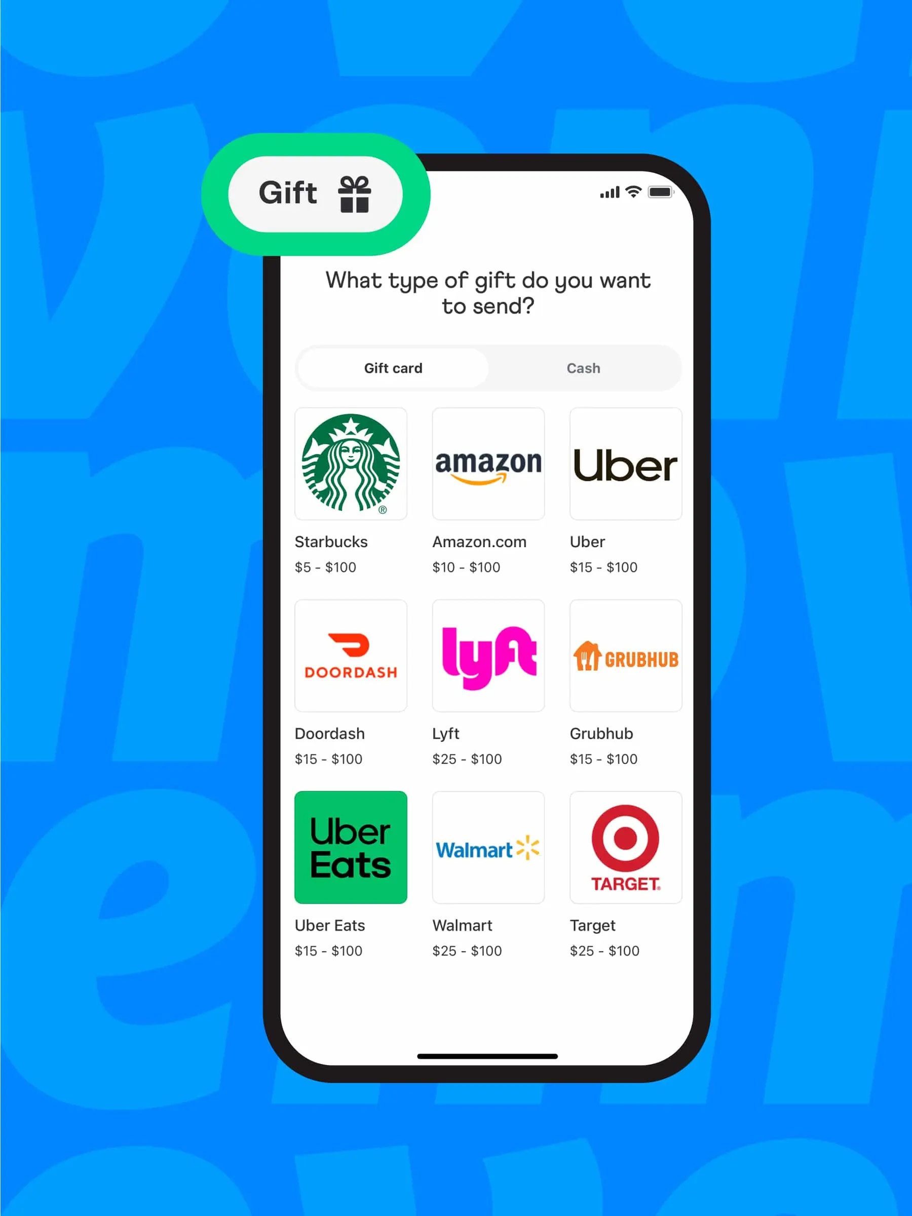 $5 Venmo or Starbucks Gift Card